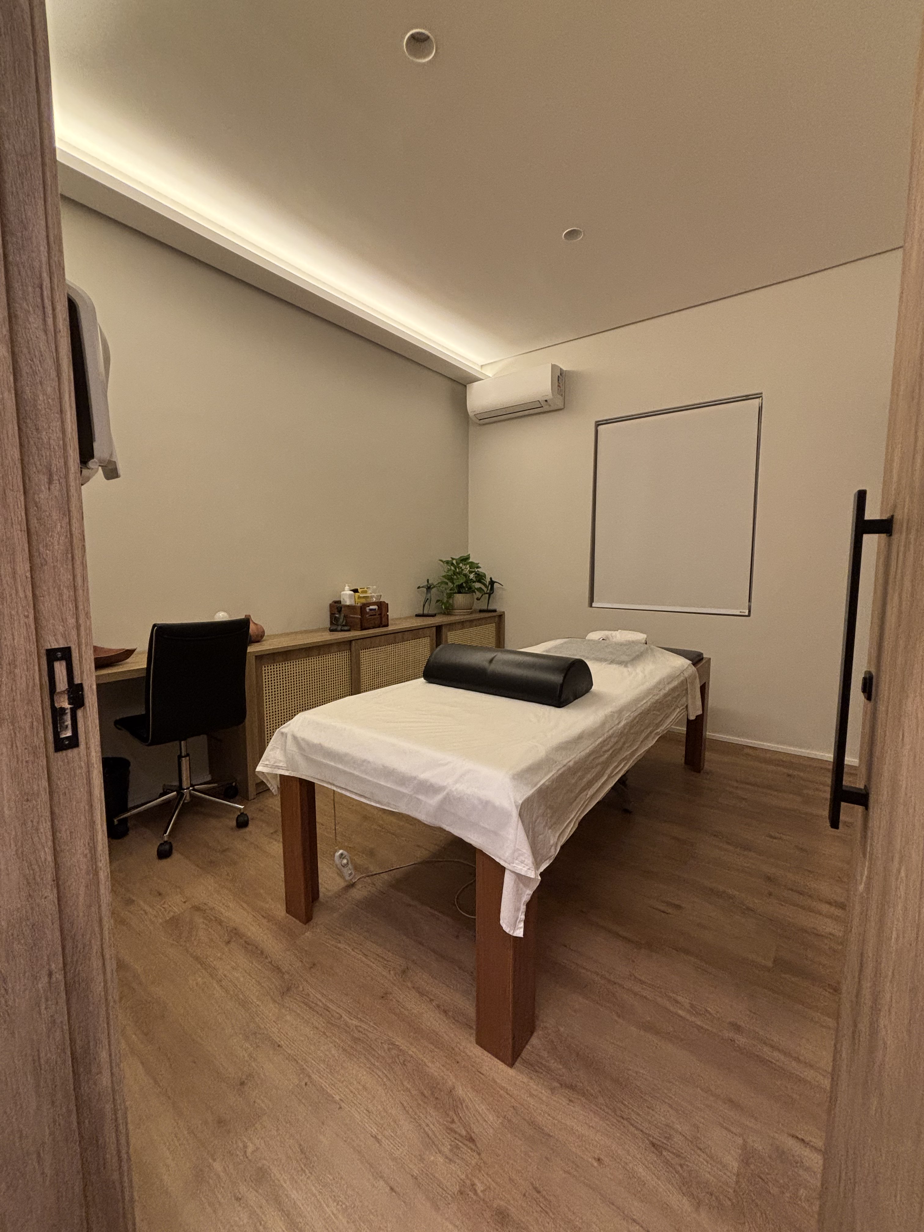 Sala de massagem terapêutica